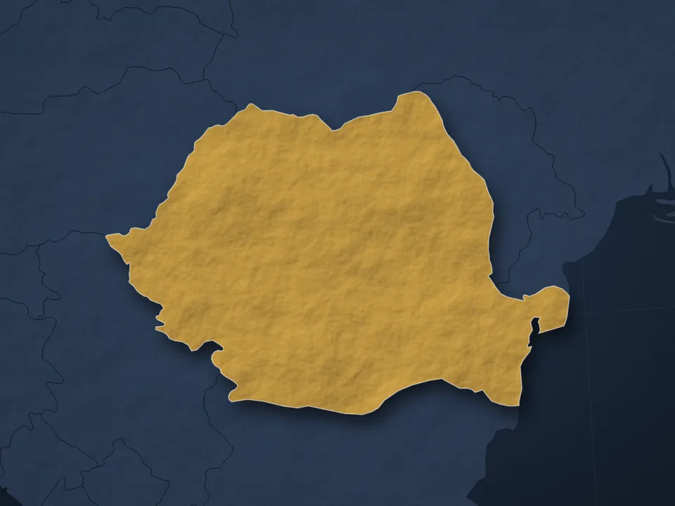 Map of Romania