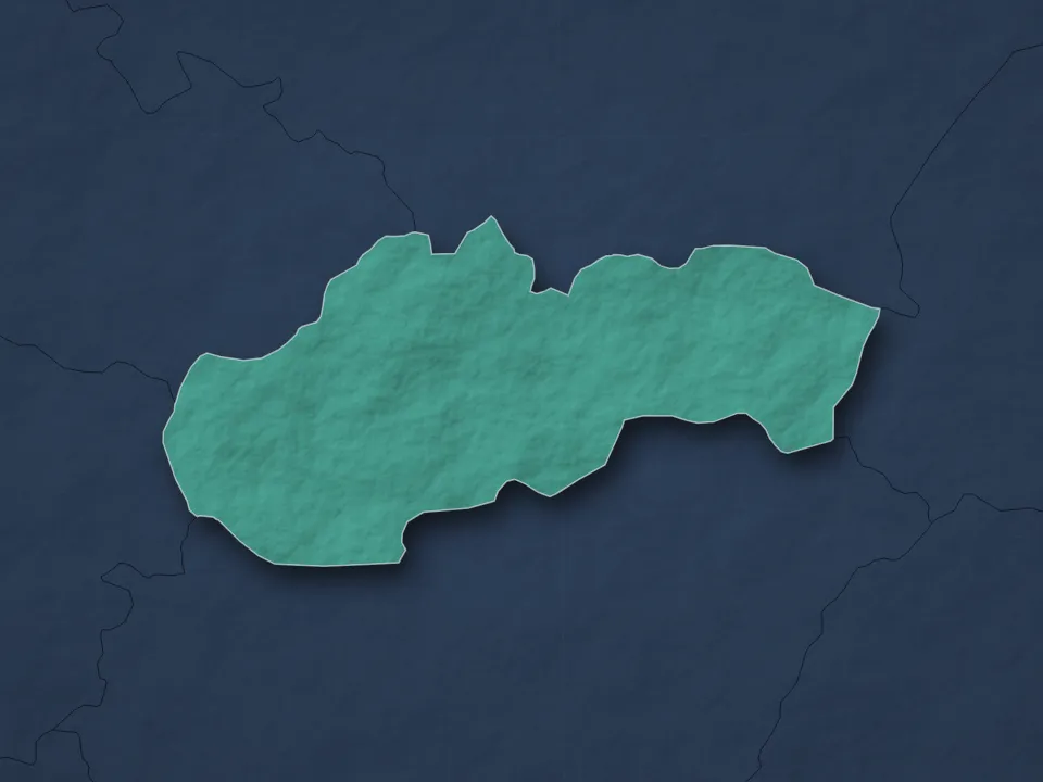 Map of Slovakia